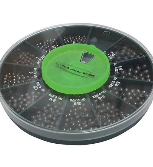 Набір грузил Maver Scatola Pallini Supercalibrati 250g №3-7/0