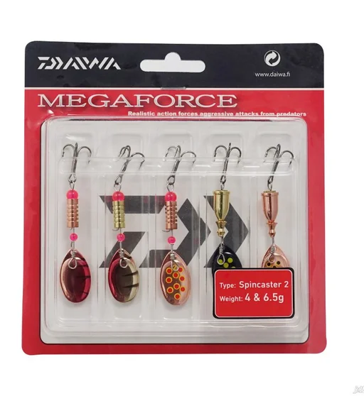 Набір блешень Daiwa Megaforce Spinner Kits 2