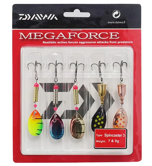 Набір блешень Daiwa Megaforce Spinner Kits 3