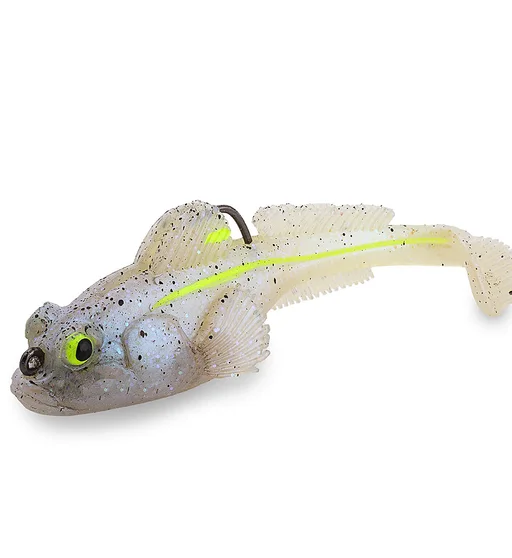 Оснащенный силикон ZMAN Gobius 3" 14g #Sexy Shimmer Blue