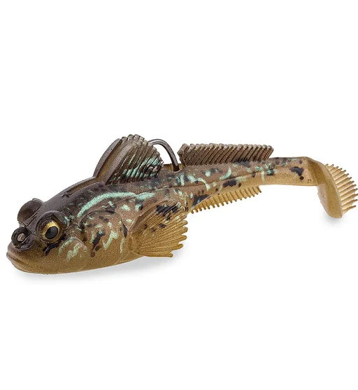 Оснащенный силикон ZMAN Gobius 3" 21g #Natural Goby