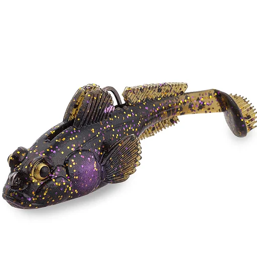Оснащенный силикон ZMAN Gobius 3" 21g #Green Pumpkin Goby