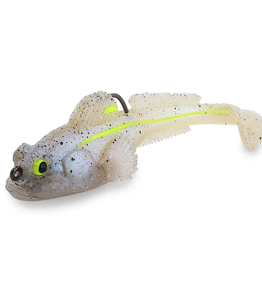 Оснащенный силикон ZMAN Gobius 3" 21g #Sexy Shimmer Blue