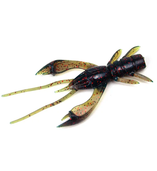 Силiкон FishUp Real Craw 1.5" 10pc #019  Motor Oil/Red