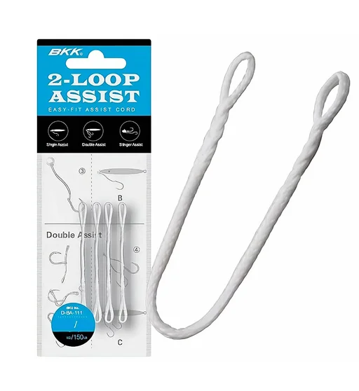 Монтаж для ассиста BKK 2-Loop Assist Cord 150 Lb 11cm #L