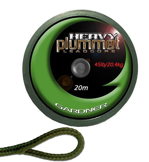 Лідкор Gardner Heavy Plummet Leadcore 45Ib зелений