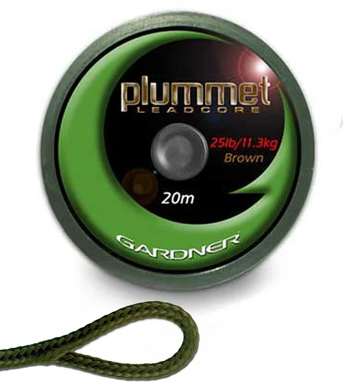 Лідкор Gardner Plummet Leadcore 25Ib 20m зелений