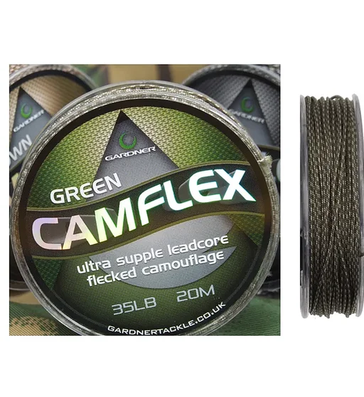 Лідкор Gardner Leadcore Camflex 35Ib 15.9kg 20m Green
