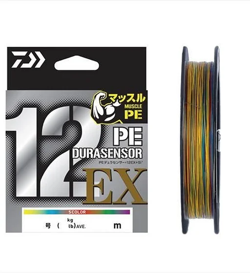 Шнур Daiwa UVF PE Dura Sensor 12EX+Si3 5C 200m 12kg 0.185mm #1.2