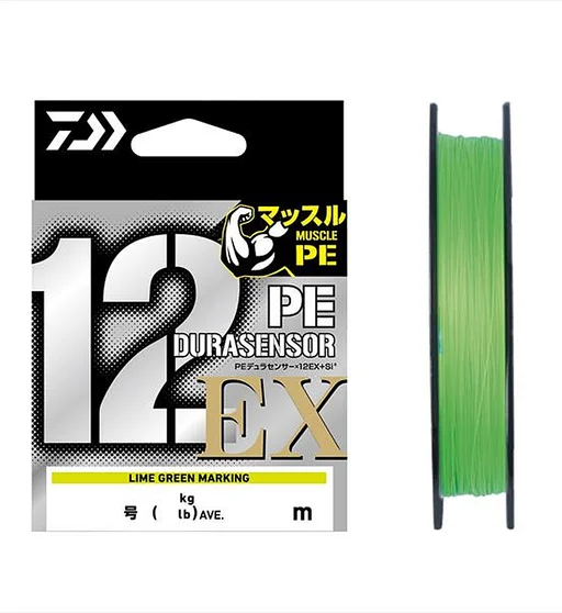Шнур Daiwa UVF PE Dura Sensor X12EX+Si3 LGM 150m 16kg 0.235mm #2.0