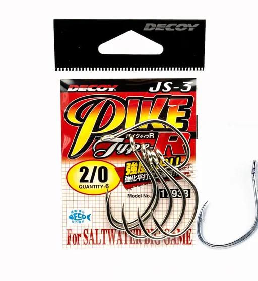 Крючок Decoy JS-3 #2/0 6pcs