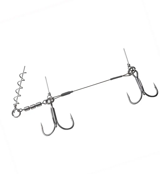Стінгер Daiwa Prorex Screw-In Shallow Rig L 20-30cm 31.7kg #3/0, #2/0 1pc