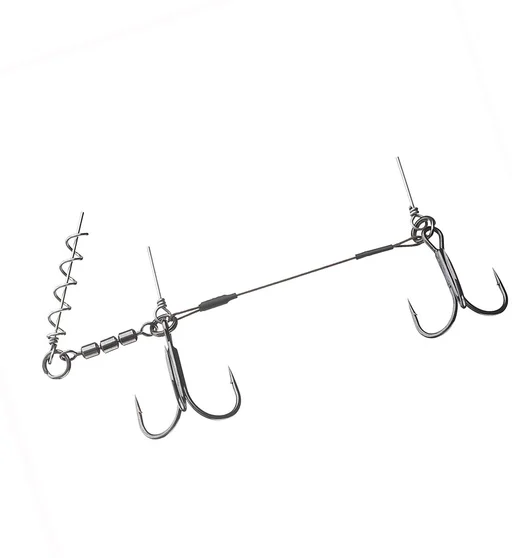 Стінгер Daiwa Prorex Screw-In Shallow Rig M 18-25cm 31.7kg #2/0, #1/0 1pc