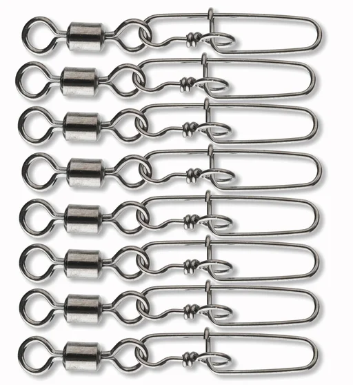Вертлюжок з застібкою Daiwa Super Safe Lure Swivel Type II №1/0 55kg 8pcs