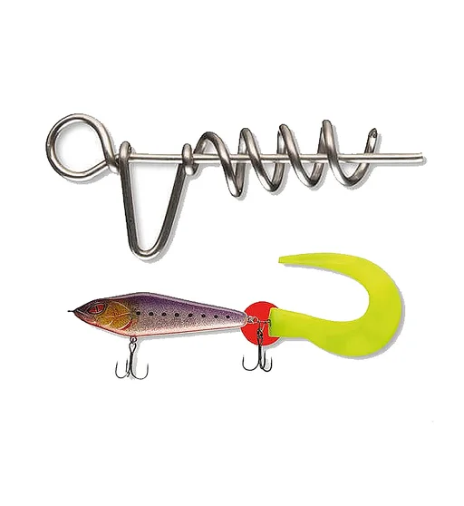 Штопор Daiwa Prorex Soft Tail Connectors L 5mm 4cm 10pcs