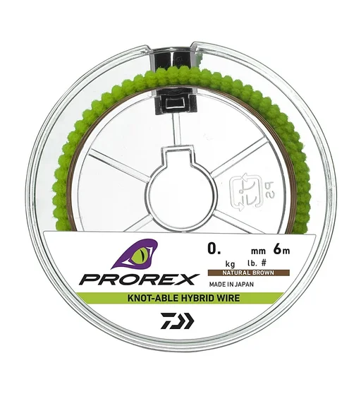 Поводочный материал Daiwa Prorex Hybrid Knotable Wire Brown 6m 4.4kg 0.275mm