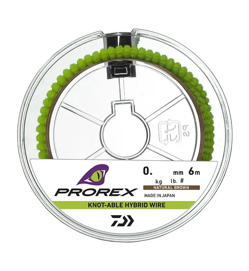 Поводочный материал Daiwa Prorex Hybrid Knotable Wire Brown 6m 5.4kg 0.300mm