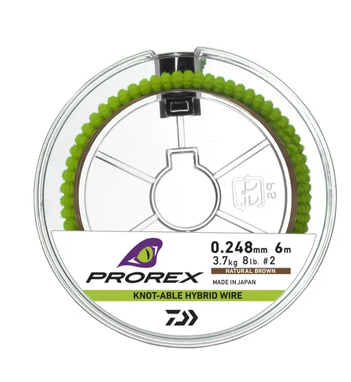 Поводочный материал Daiwa Prorex Hybrid Knotable Wire Brown 6m 3.7kg 0.248mm