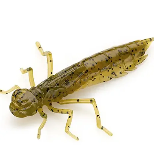 Силикон FishUp Dragonfly 1.2" 10pc #074 Green Pumpkin Seed
