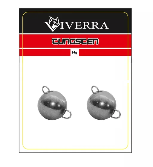 Разборная вольфрамовая чебурашка Viverra 14g Natural (2шт)