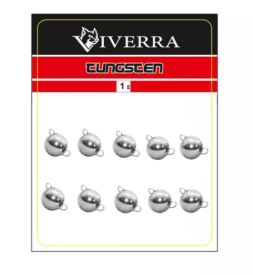 Розбірна вольфрамова чебурашка Viverra 1g Electroplated silver (10шт)