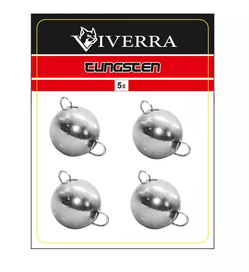 Розбірна вольфрамова чебурашка Viverra 5g Electroplated silver (4шт)