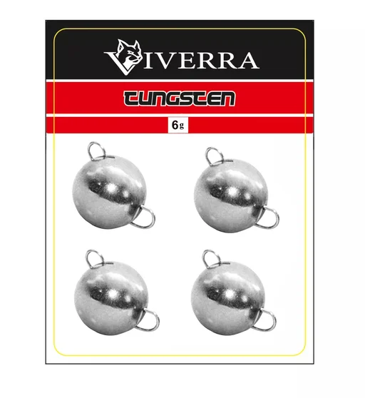 Розбірна вольфрамова чебурашка Viverra 6g Electroplated silver (4шт)