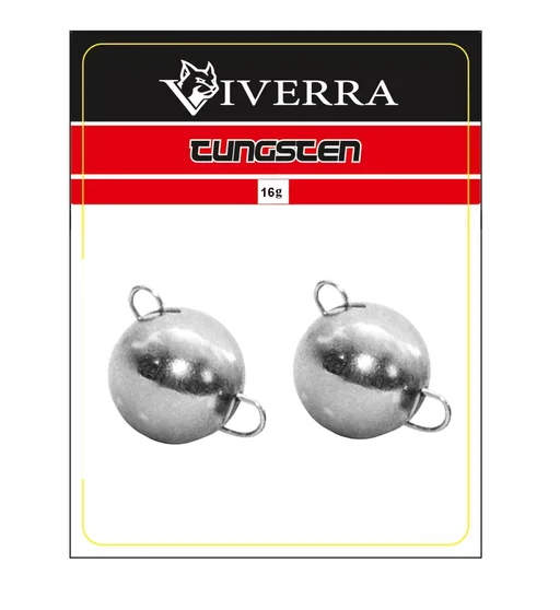 Разборная вольфрамовая чебурашка Viverra 16g Electroplated silver (2шт)