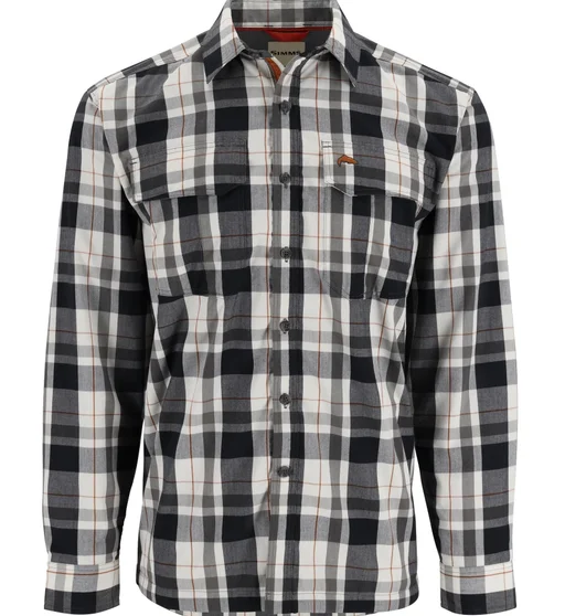Рубашка Simms ColdWeather Shirt Gunmetal Logan Plaid L