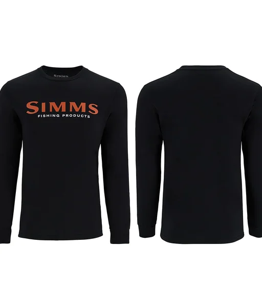 Реглан Simms Logo Shirt LS Jet Black L