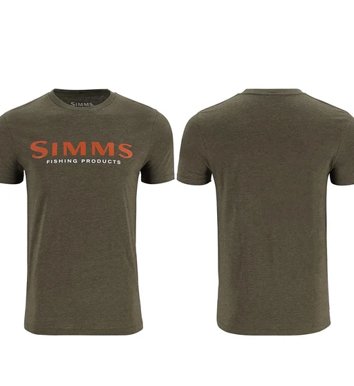 Футболка Simms Logo T-Shirt Loden Heather S