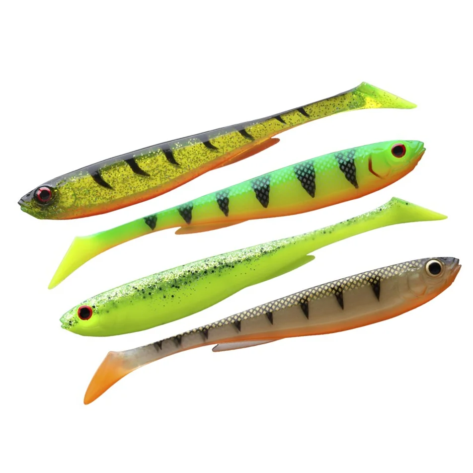 Силикон Daiwa Prorex Slim Shady Flash Set 105mm 8.0g 4pcs #Color Mix 2