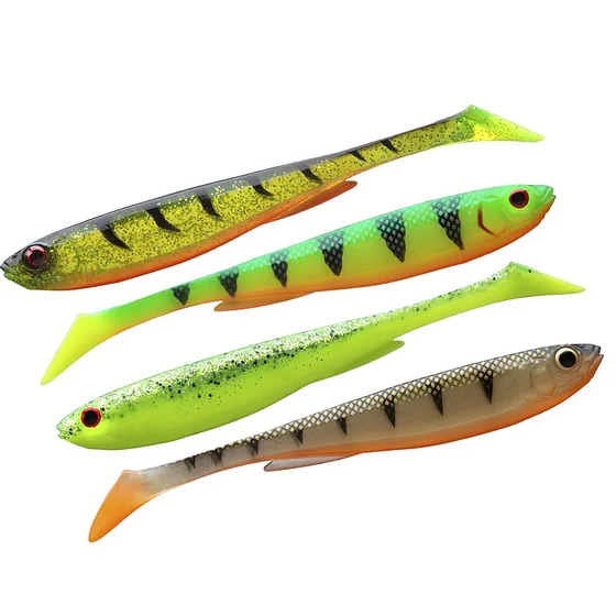Силикон Daiwa Prorex Slim Shady Flash Set 135mm 13.5g 4pcs #Color Mix 2