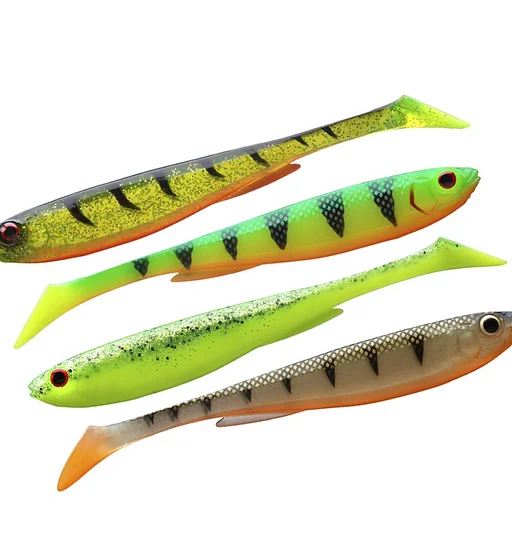 Силикон Daiwa Prorex Slim Shady Flash Set 135mm 13.5g 4pcs #Color Mix 2