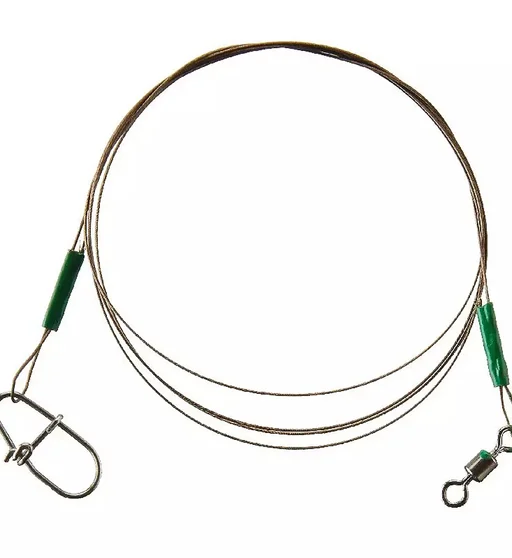 Поводок стальной Cormoran 1x19 Wire leader 30cm 6kg 2pcs
