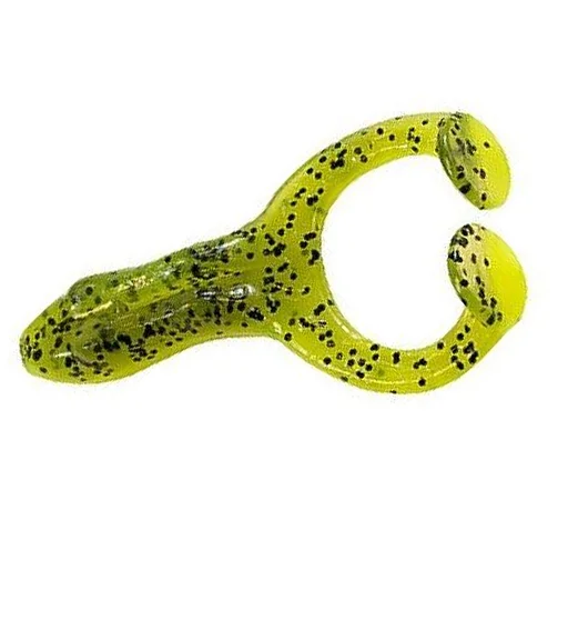 Плавающий силикон ZMAN Finesse Frogz 2.75" 4pc #Watermelon/Chartreuse