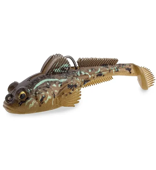 Оснащенный силикон ZMAN Gobius 3" 14g #Natural Goby