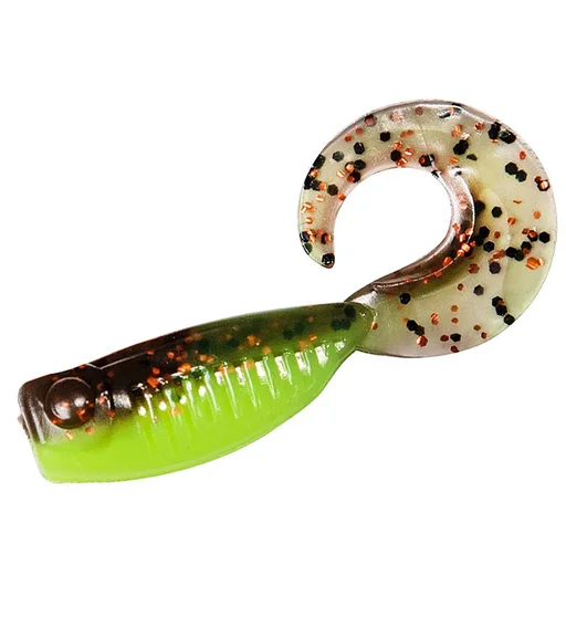 Плавающий силикон ZMAN Guppy Grubz 2" 8pc #Coppertreuse