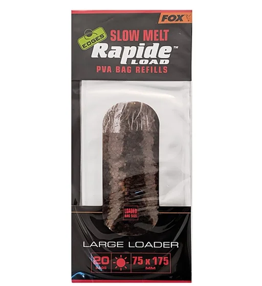 ПВА пакеты Fox Edges Slow Melt Refills 75x175mm Bags 20pcs