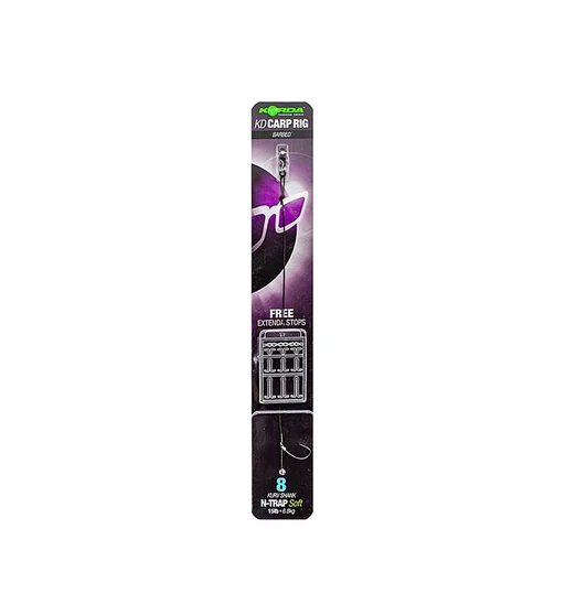Повідець Korda короповий N-Trap KD Rig №8 Kurv 15lb