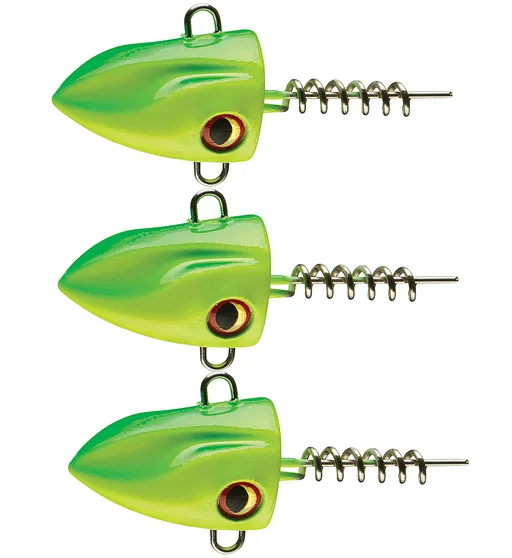Груз штопор Daiwa Prorex Screw-In Pelagic Head 30g 3pcs #Lime Chartreus