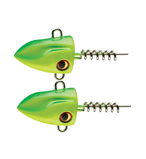 Вантаж штопор Daiwa Prorex Screw-In Pelagic Head 40g 2pcs #Lime Chartreus