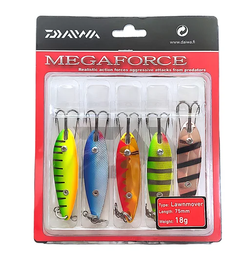 Набір блешень Daiwa Megaforce Lawnmover 75mm 18g 5pcs