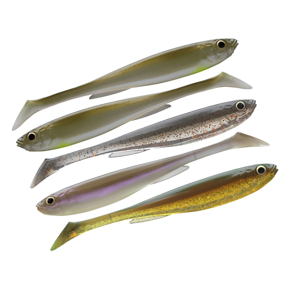 Силикон Daiwa Prorex Slim Shady Nature Set 75mm 3.3g 5pcs #Color Mix 1