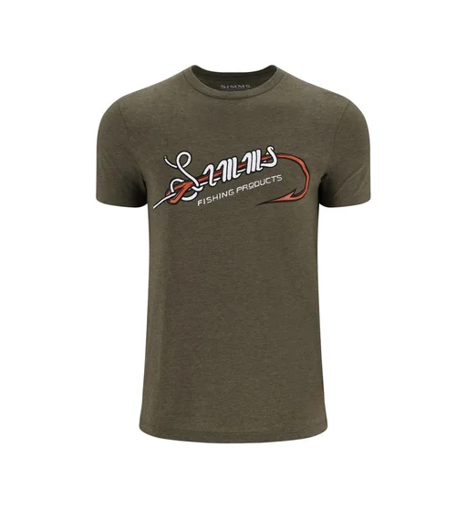 Футболка Simms Hook & Loop T-Shirt Military Heather M