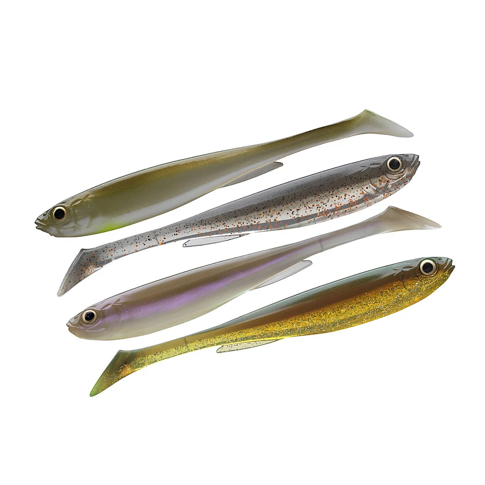 Силикон Daiwa Prorex Slim Shady Nature Set 105mm 8.0g 4pcs #Color Mix 1