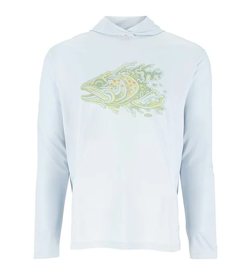 Худі Simms Tech Hoody - Artist Series Bimini Trout Head M