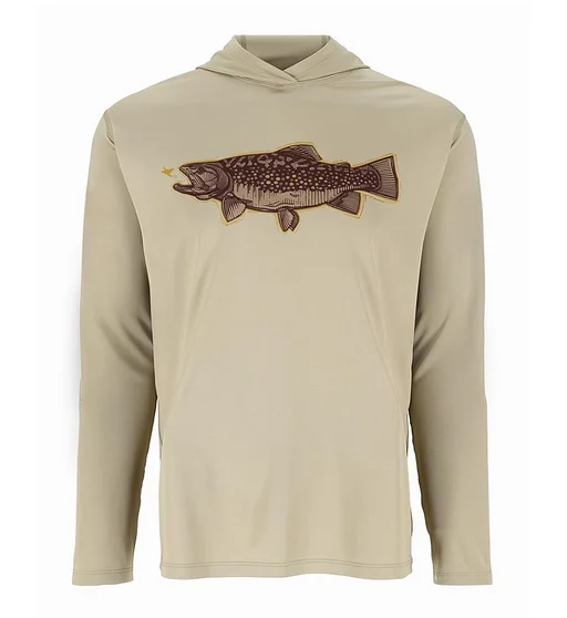 Худі Simms Tech Hoody - Artist Series Stone Trout Fly XL