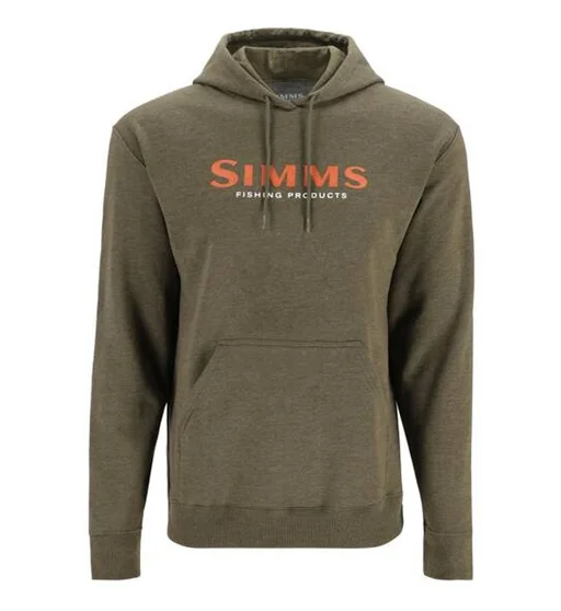 Худи Simms Logo Hoody Military Heather XXL