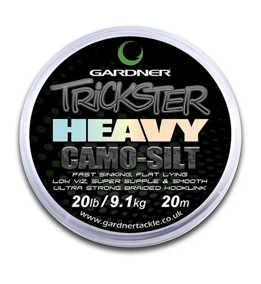 Повідцевий матеріал Gardner Trickster Heavy Camo 20Lb 9.1kg Silt